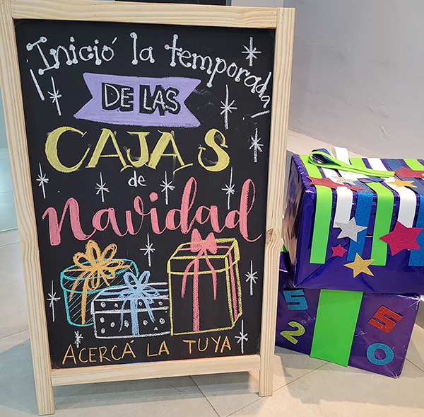 “CHRISTMAS BOXES” para el Chaco!